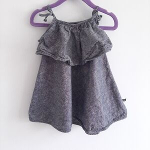 Vonbon Made in Canada Chambray Dress size 12-18 months